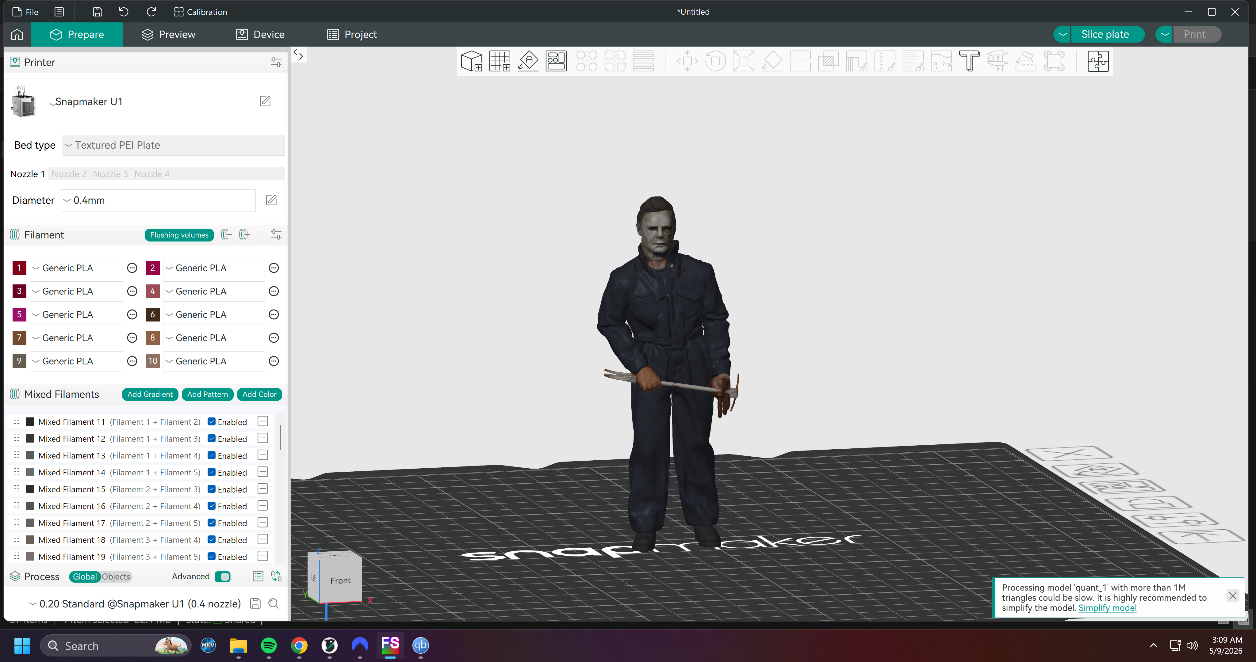 Michael myers Halloween Kills figure
