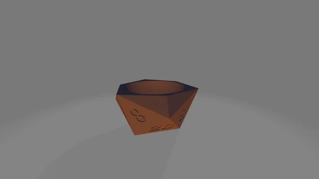 d20 Plant Pot