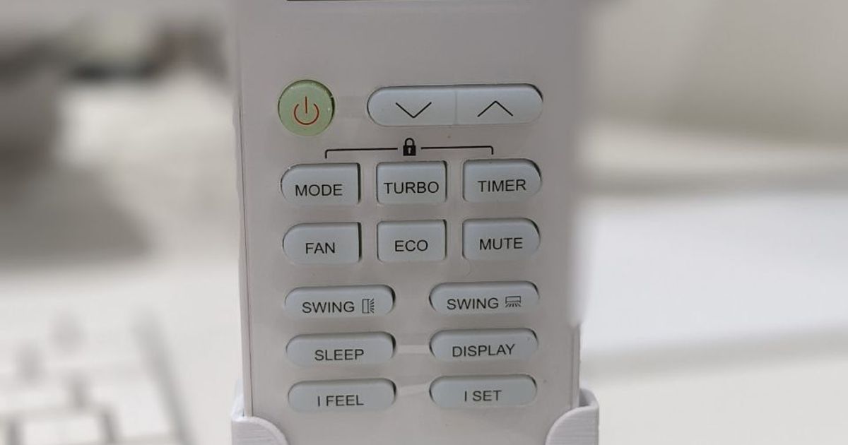 AC Remote Holder by Abdullah Ibrahim Download free STL model