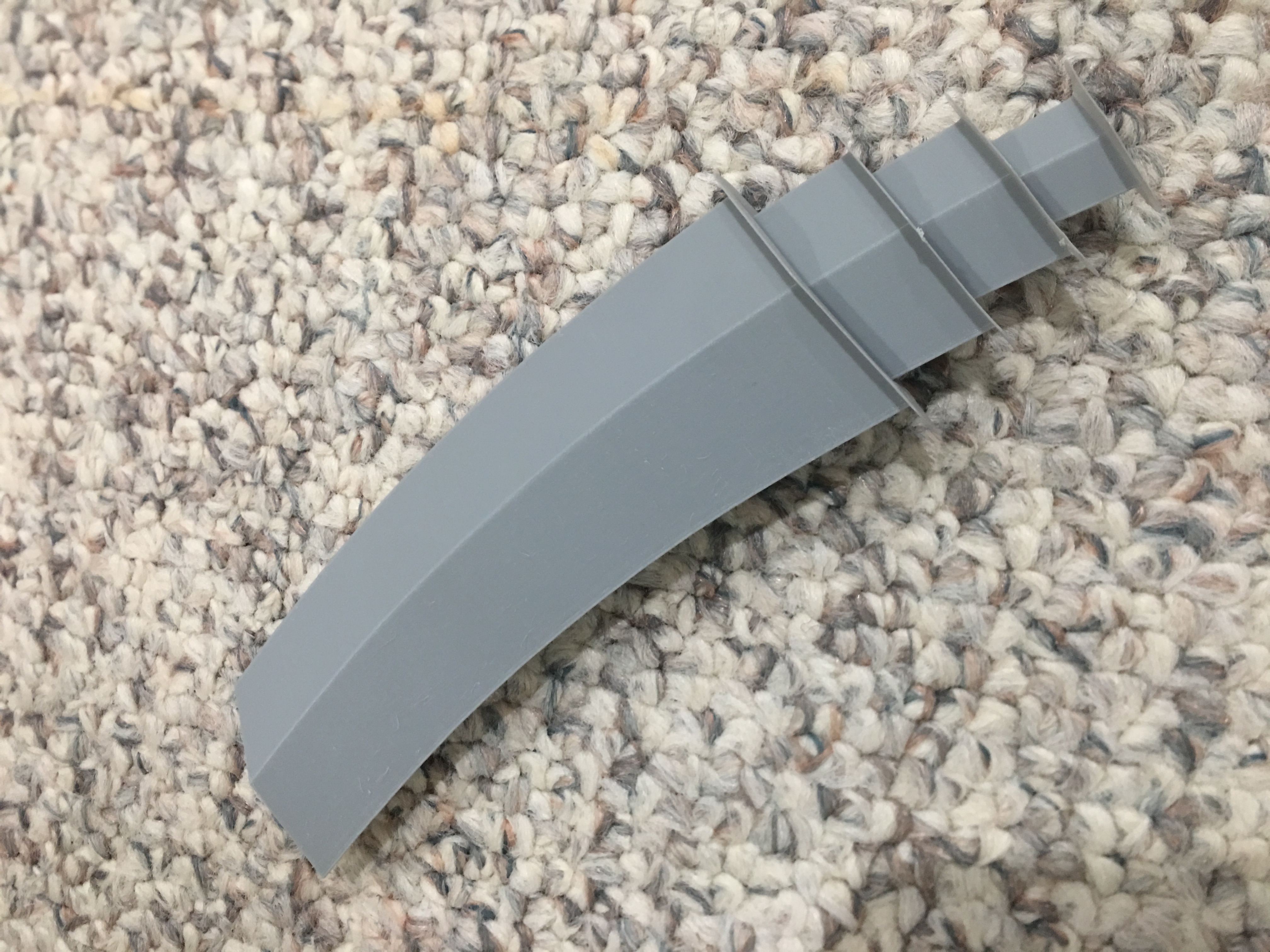 Miniatura 9 do modelo 3D Curved Collapsing Dagger (Removable Blade)