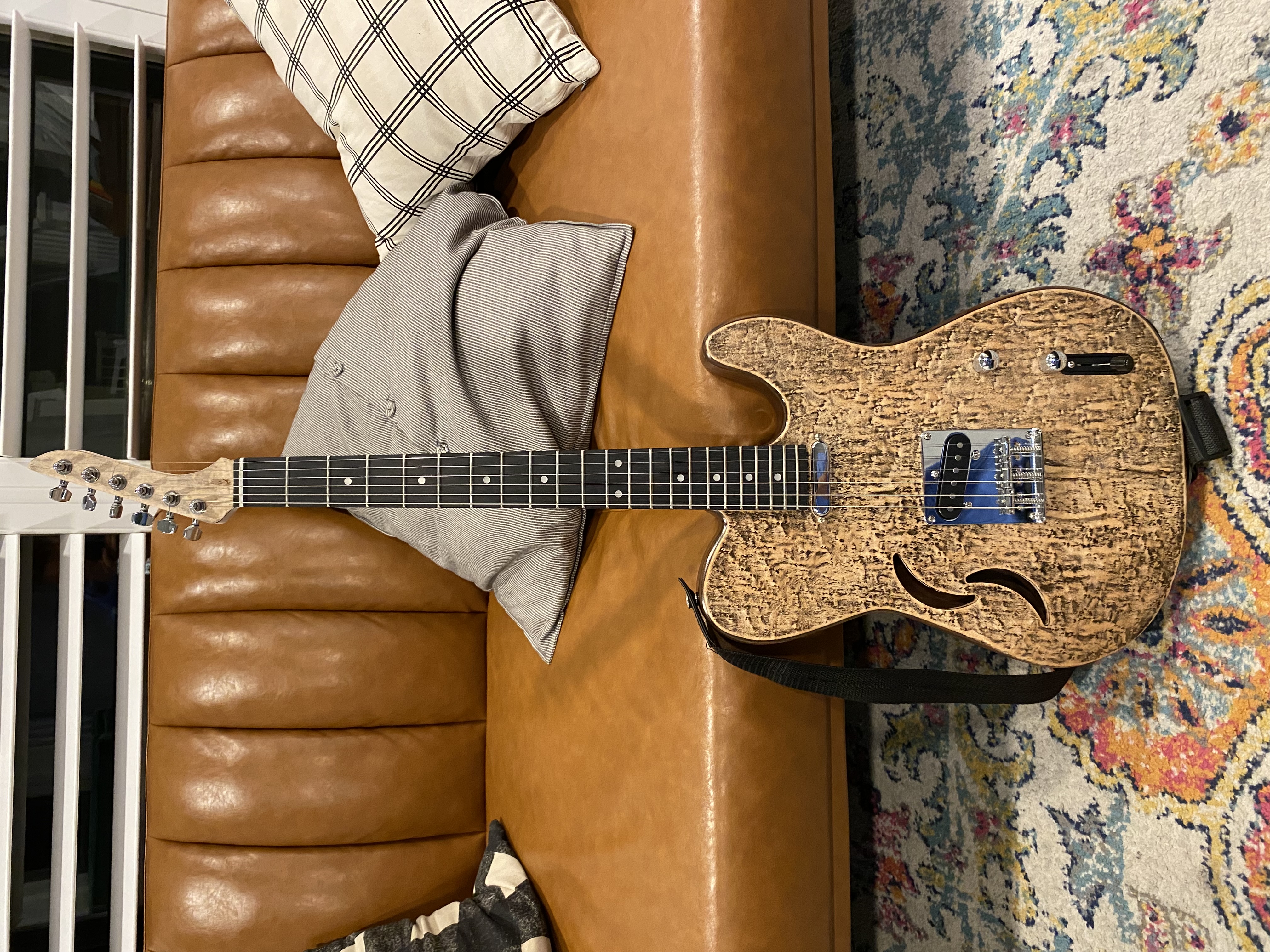 Gracey's Guitar - a semi hollow guitar body for CNC