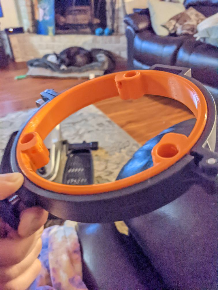 Hadley-scope Family: Adapter for tube rings/equatorial mount 3D model thumbnail