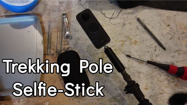 Trekking Pole 1/4-20 Selfie-Stick adapter