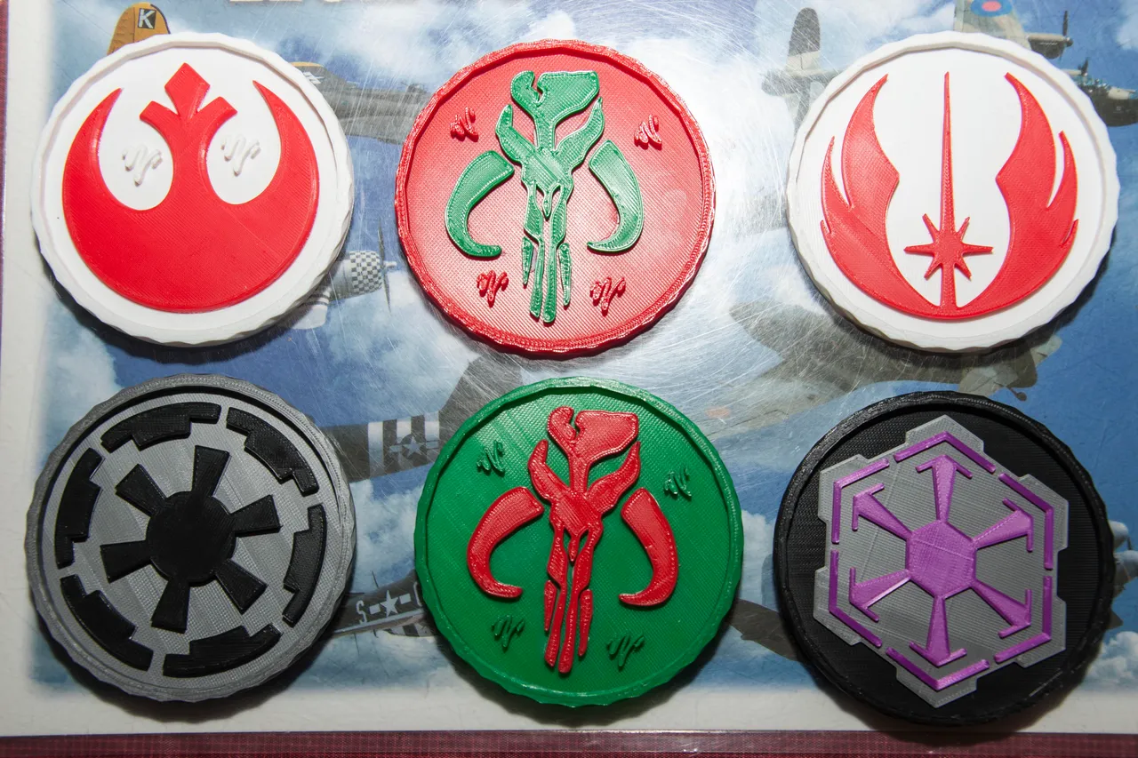 Star Wars Coasters by david, Download free STL model