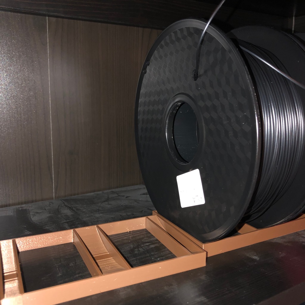 Spool rack (remix) for shelf storage