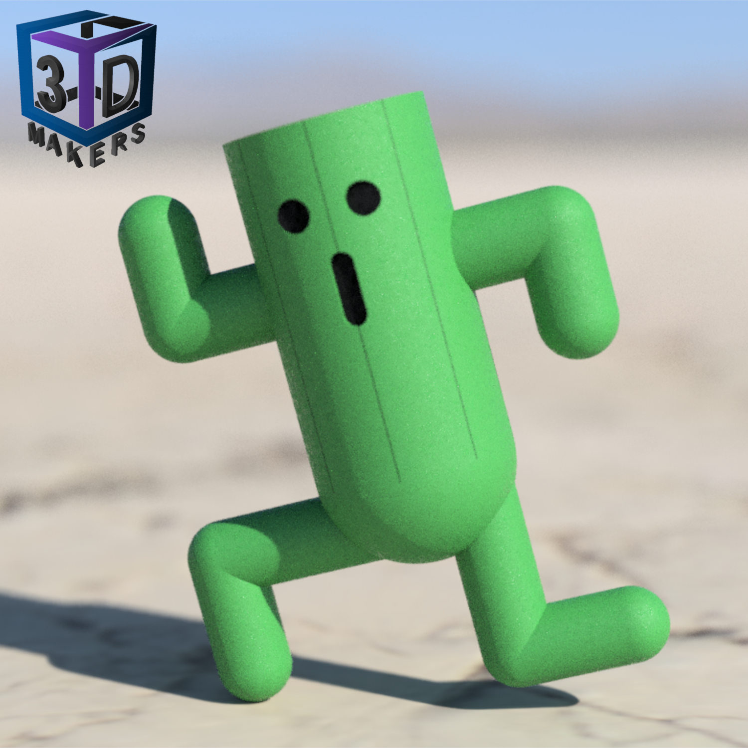 Pampa Cactuar pot de plante aimanté