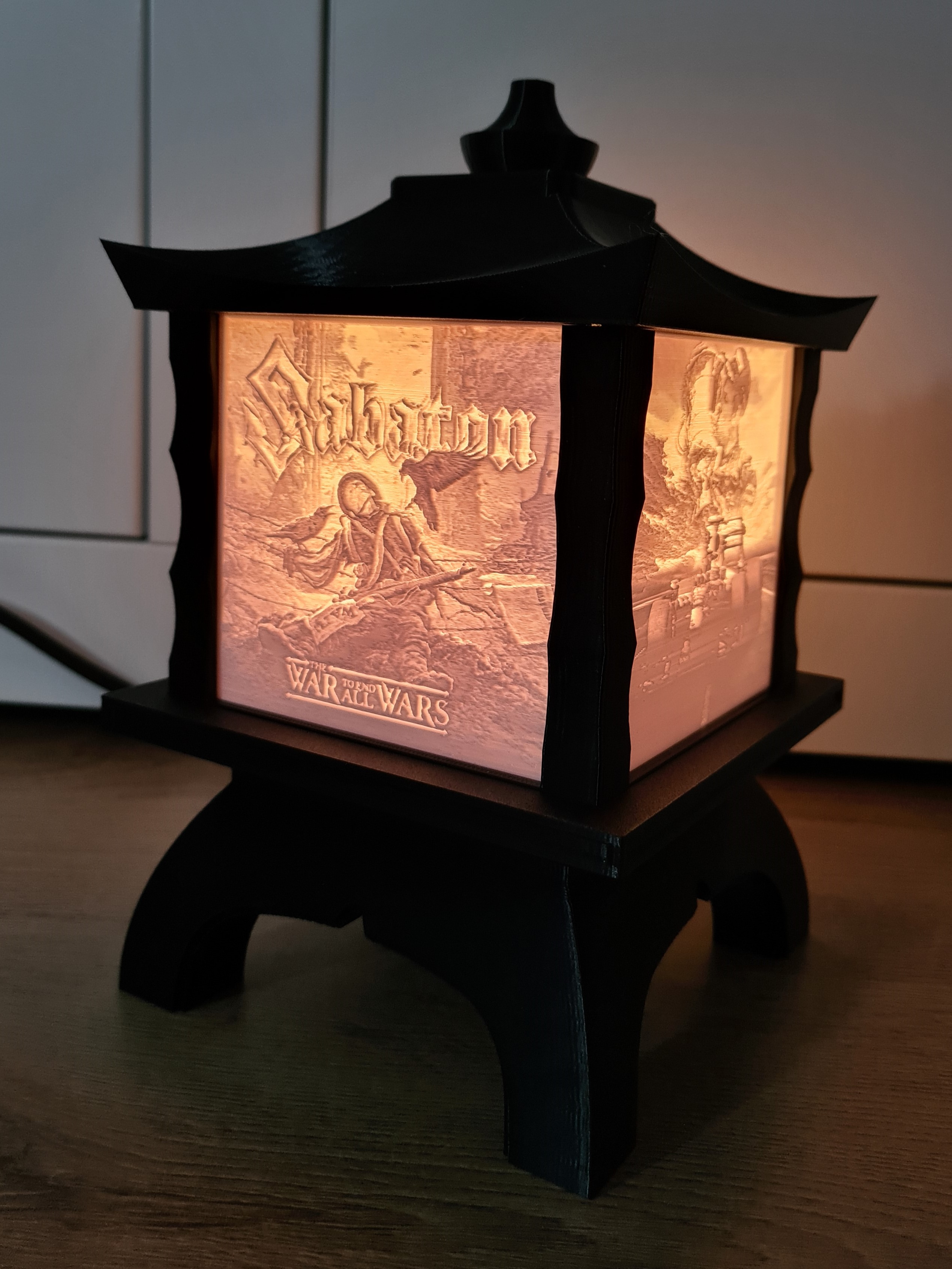 Lithophane Lamp Por Wiikendz Descargar Modelo Stl Gratuito