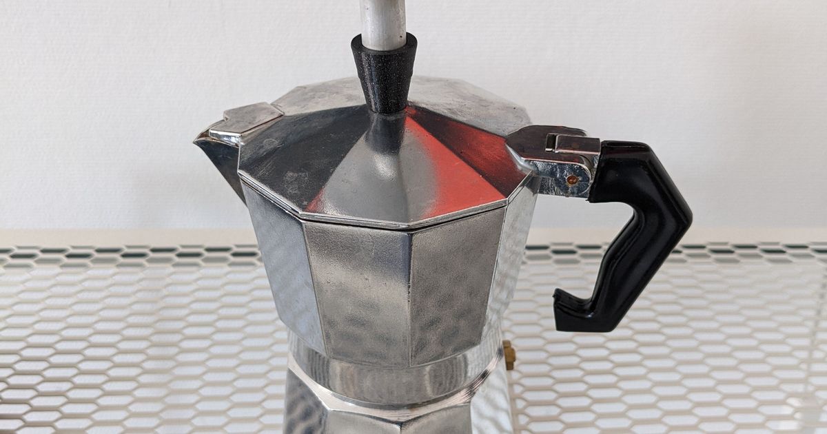 Functional Moka Pot Cap by webs397 Download free STL model