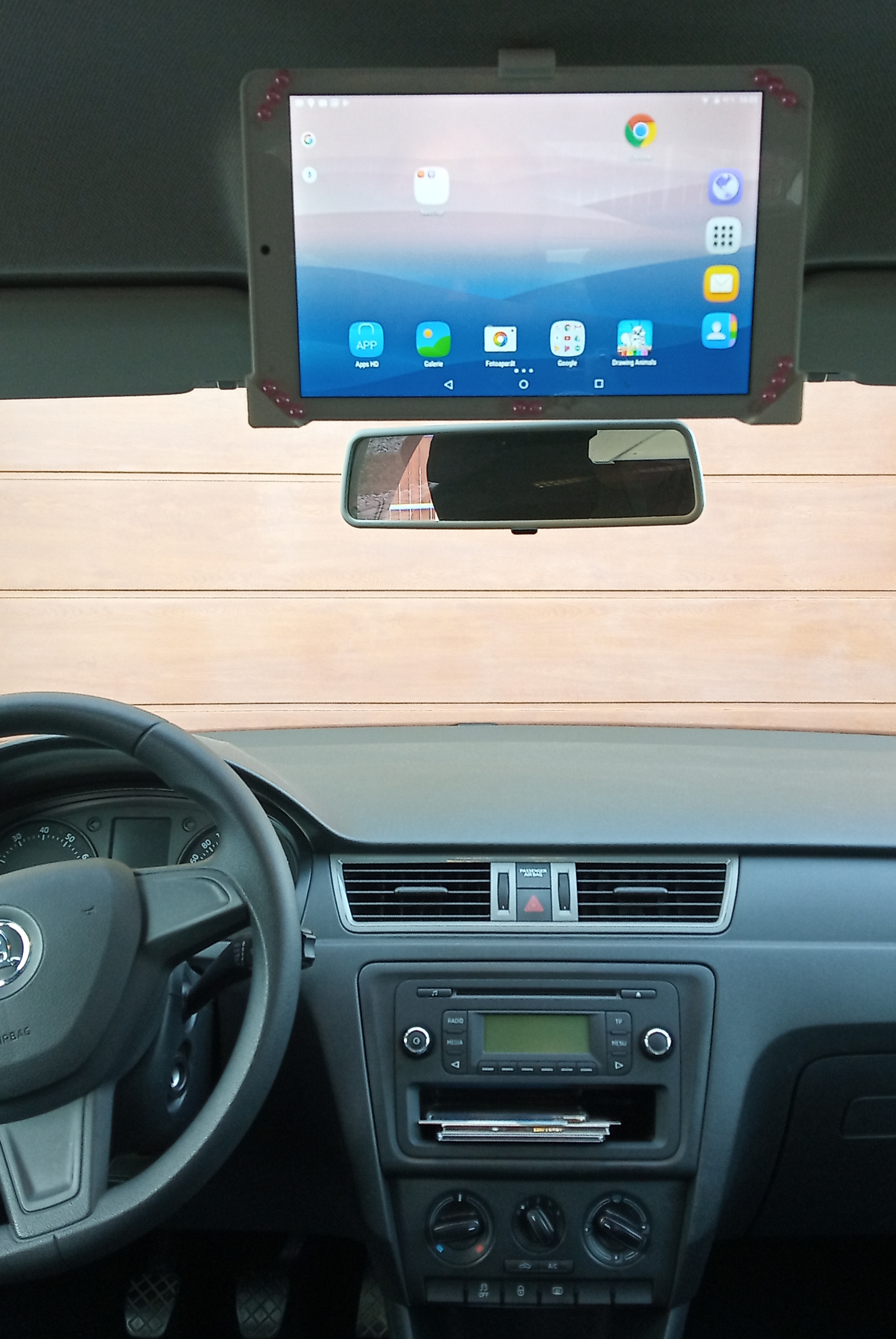 Tablet ceiling holder for car by Czech golden hands Download free STL model