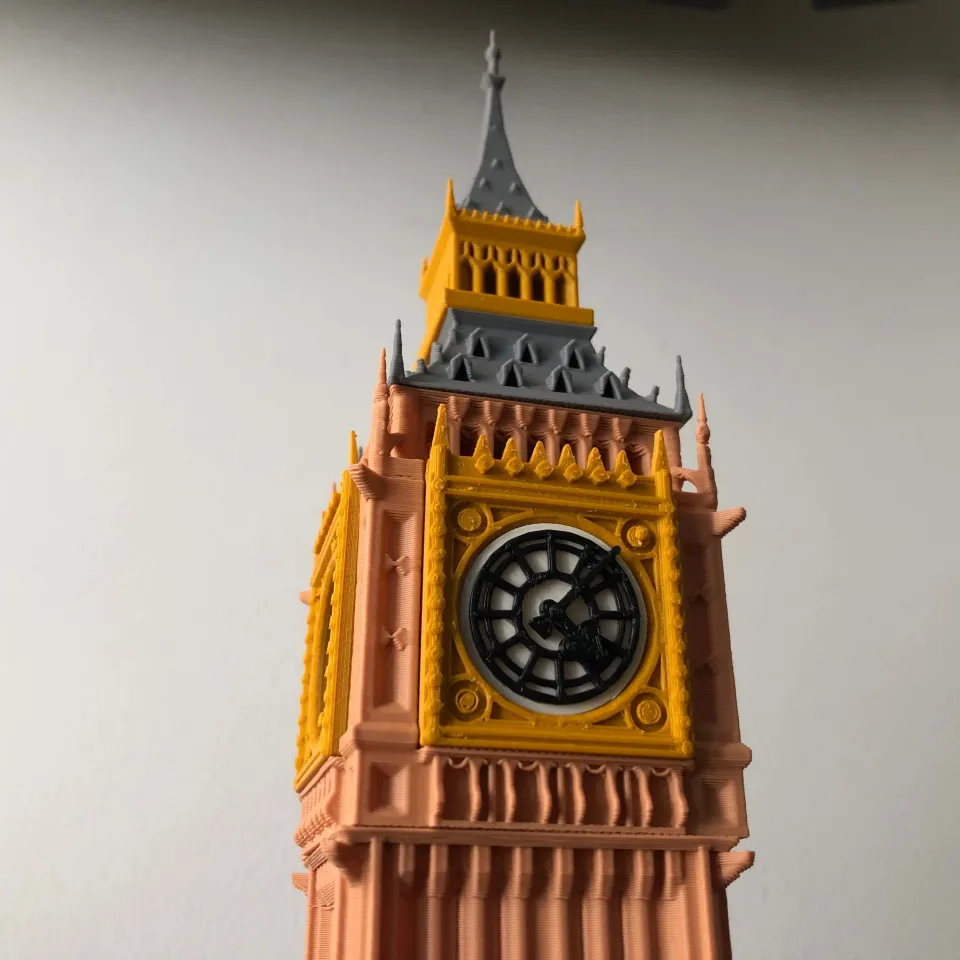 Big Ben (Elizabeth Tower) Multi-part Lamp by MiniWorld3D