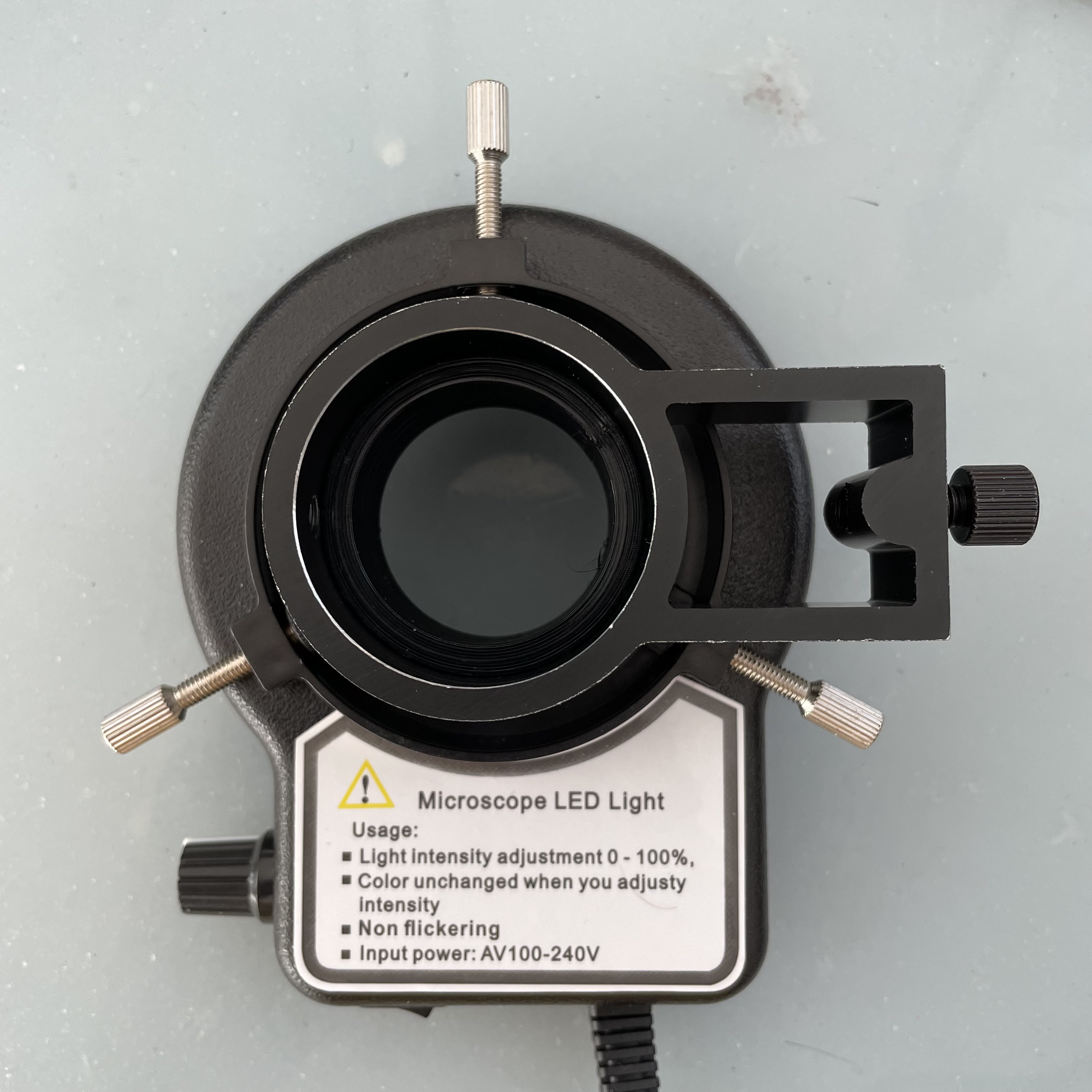 Microscope Ring Light Adapter by Drexore Download free STL model