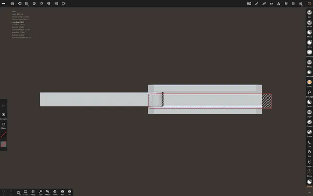 Test hinges for getting Measurements with Nomad Sculpt