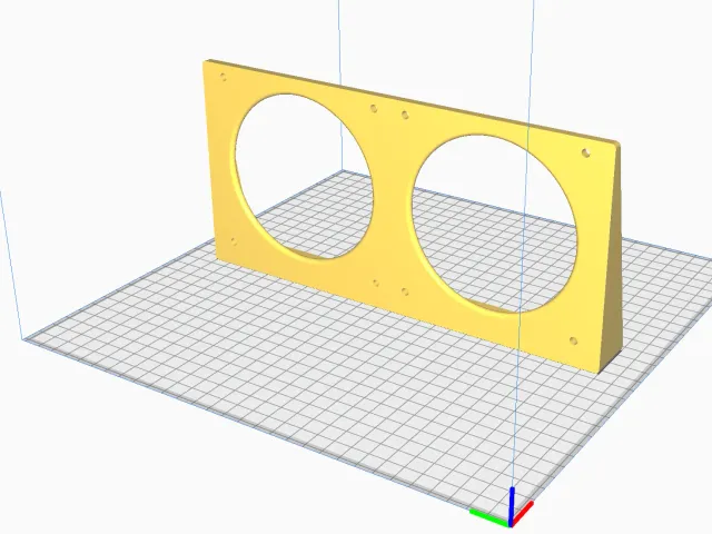 Dual 120mm Fan Mount