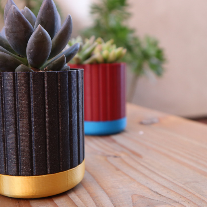 Simple 3D Printed Planter By Sumit basra Download Free STL Model simple-3d-printed-planter-by-sumit-basra-download-free-stl-model
