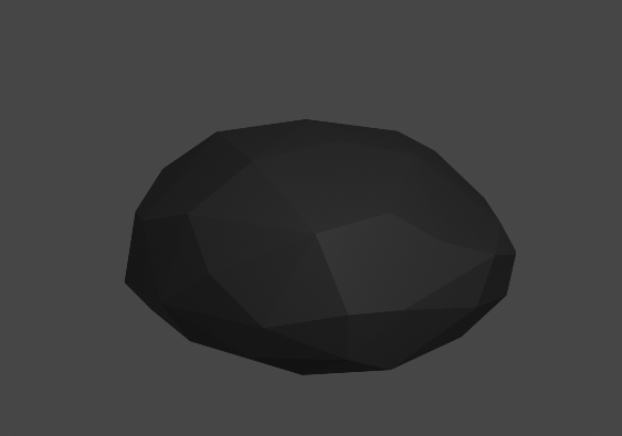low poly rock