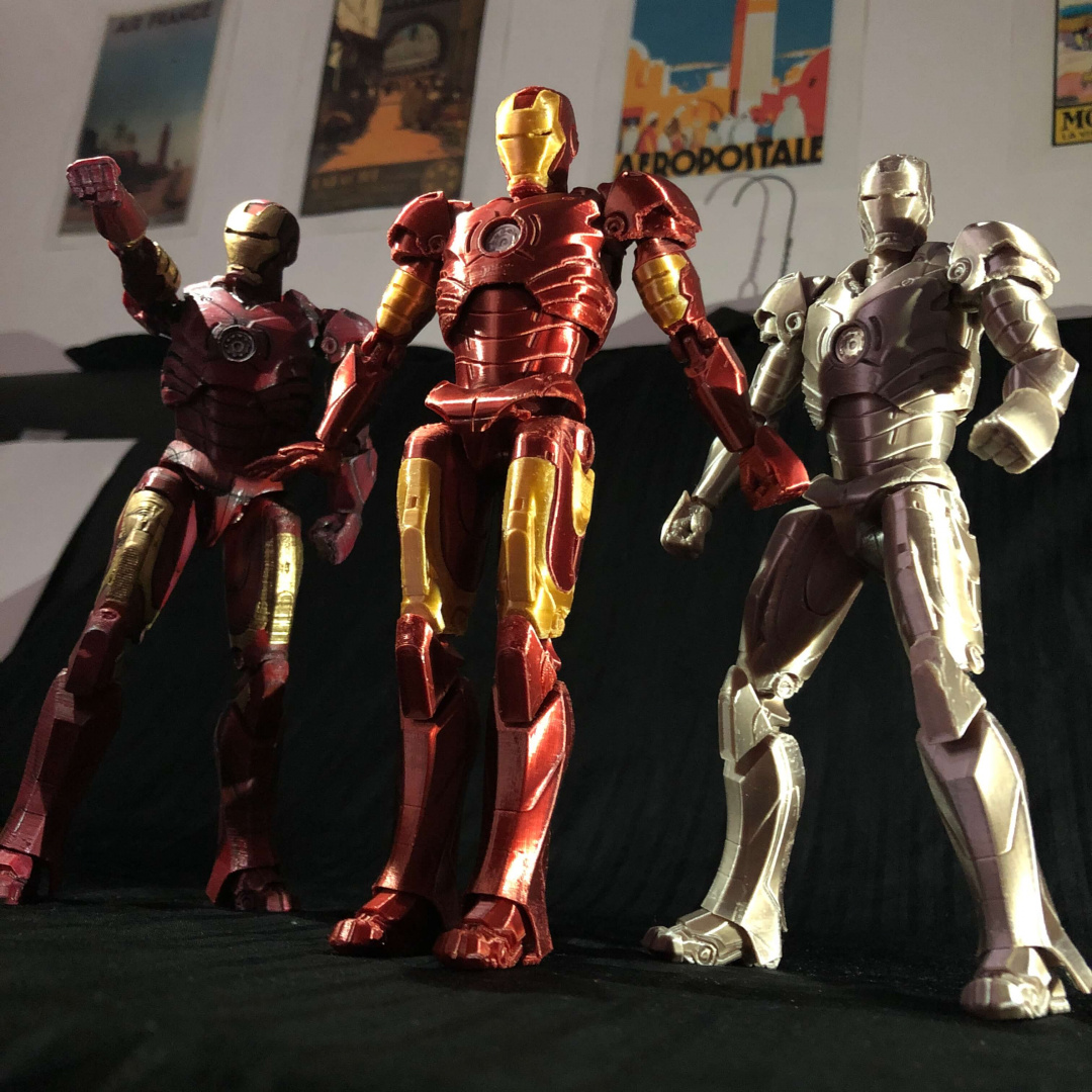 Iron Man MK3 Articulated Figure by OpenFigure3D | Download free STL ...