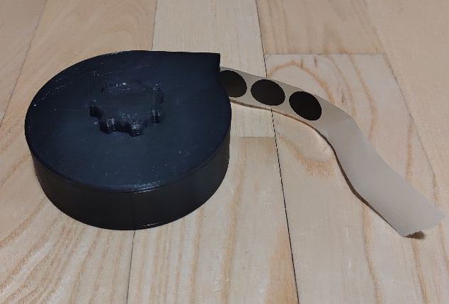 Shooting target repair sticker dispenser