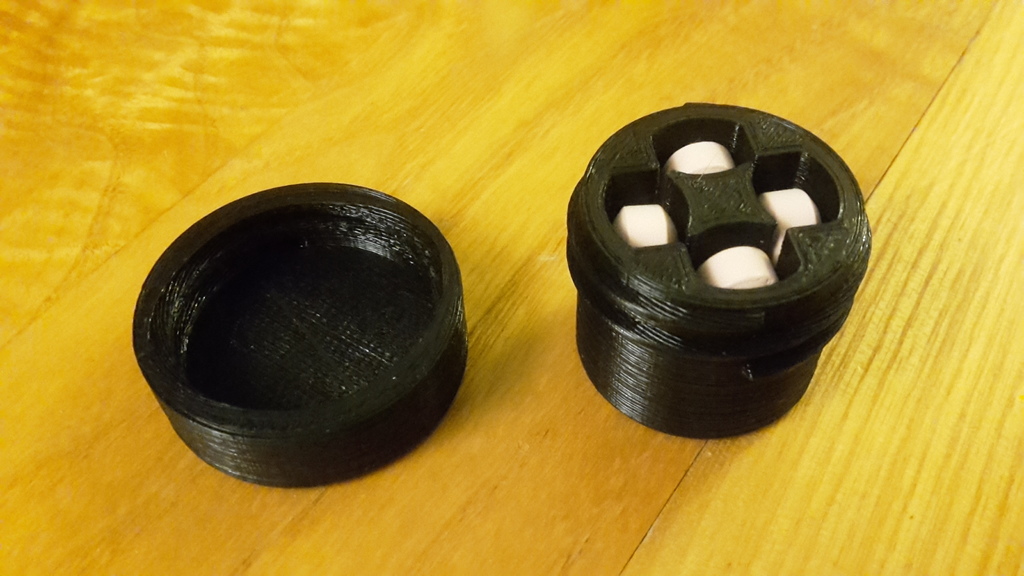 Travel pill box by Mape Download free STL model