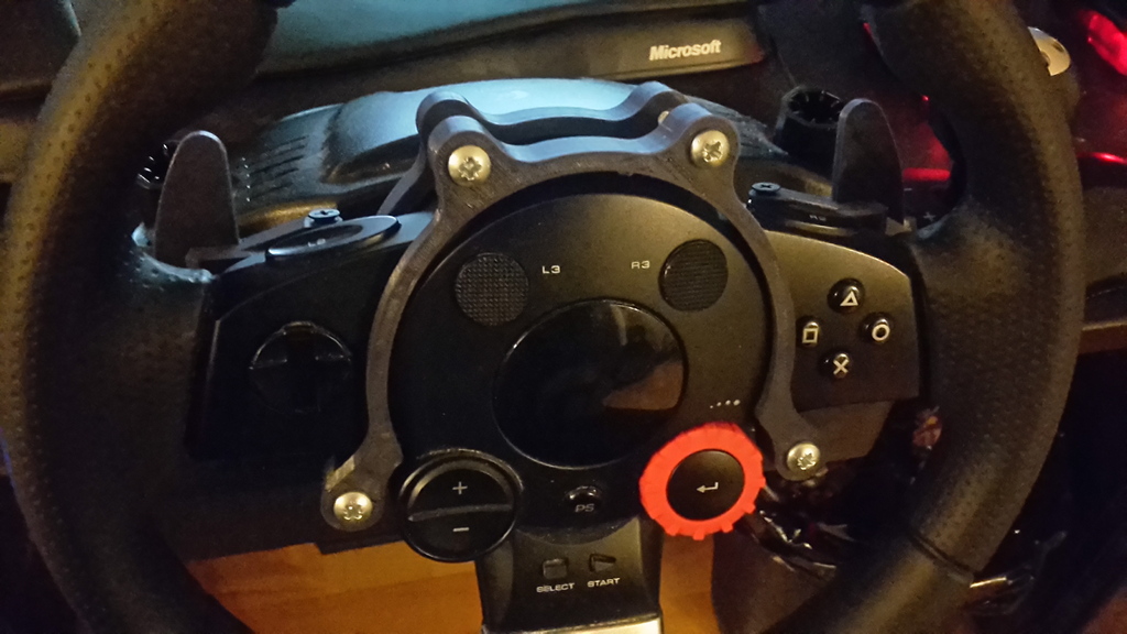 Shifting paddles for Logitech Driving Force GT steering wheel