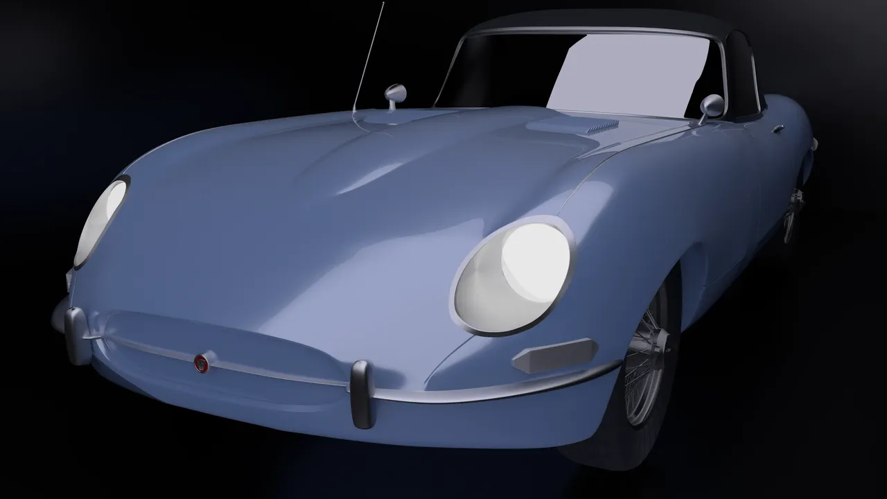 1966 Jaguar XKE Convertible by Shadowcraft Designs | Download free