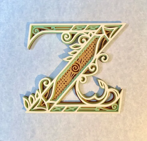 Ornate Letter Z Monogram