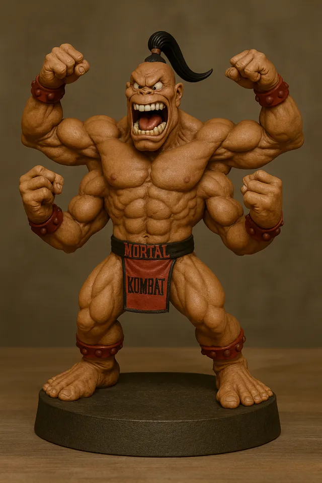 gorotan☆出品 Goro – Mortal Kombat II Realistic 3D Printable Figurine por Adrian