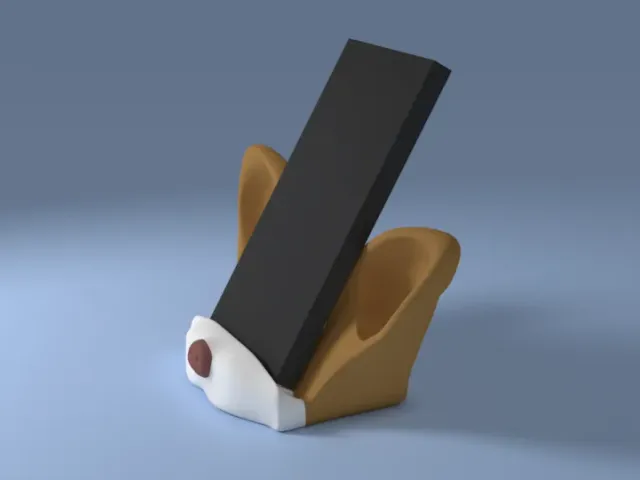 Chihuahua phone stand sound amplifier reflector