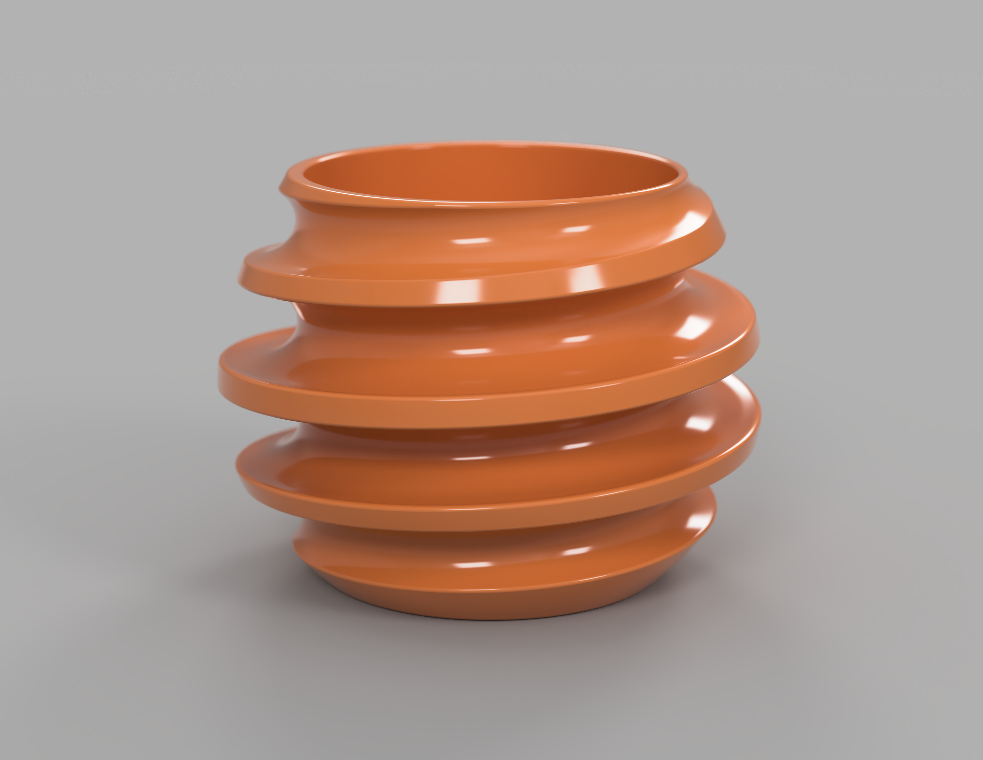 Miniatura 4 do modelo 3D Flower Pot (Pineapple Inspired)