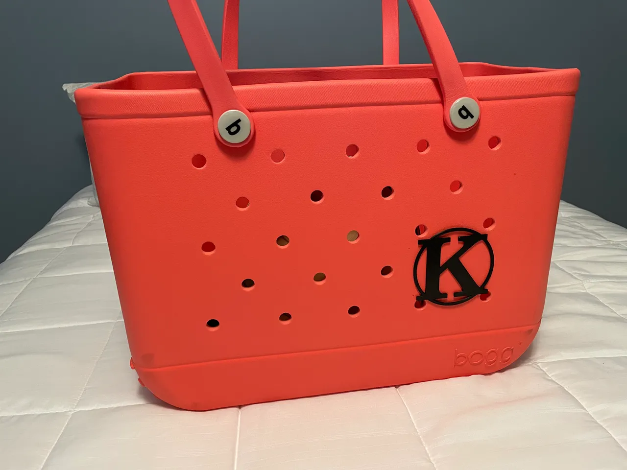 Bogg Bag Charm Monogram Letter K L R P and B by makeshift-meatballs, Download free STL model