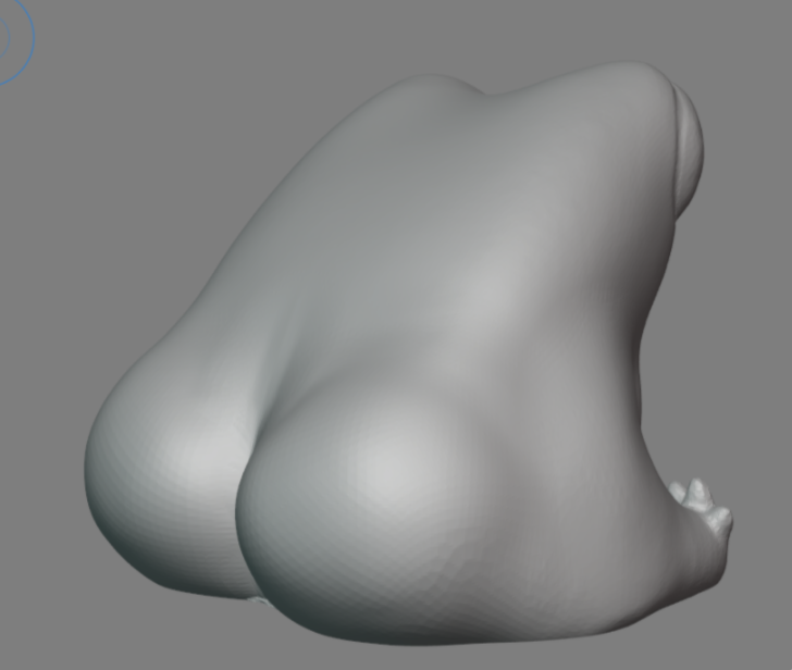Miniatura 2 do modelo 3D Fred The Frog Butt Thicc