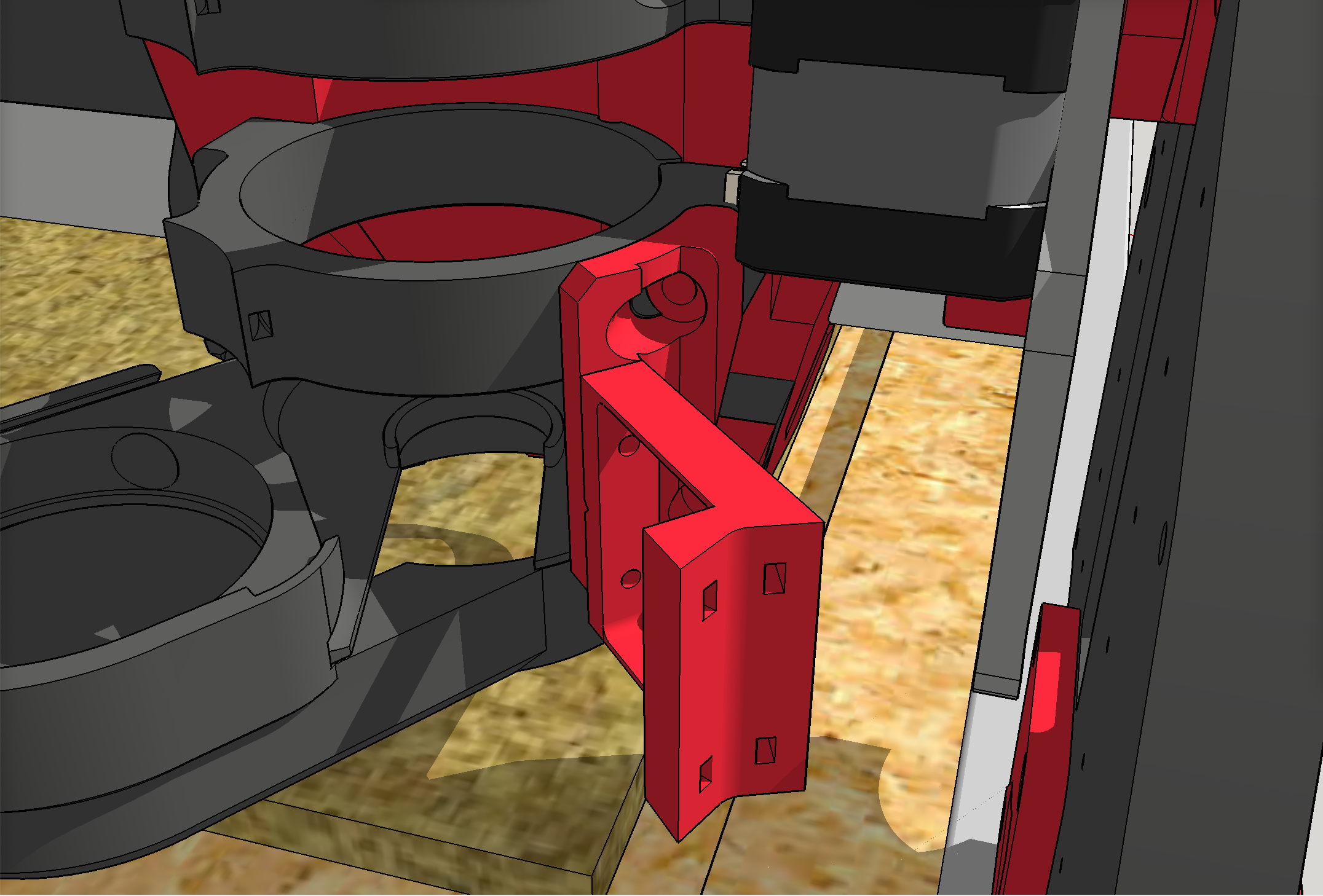 LowRider 3 CNC Addon Pen Holder / Drag Knife Holder designed for