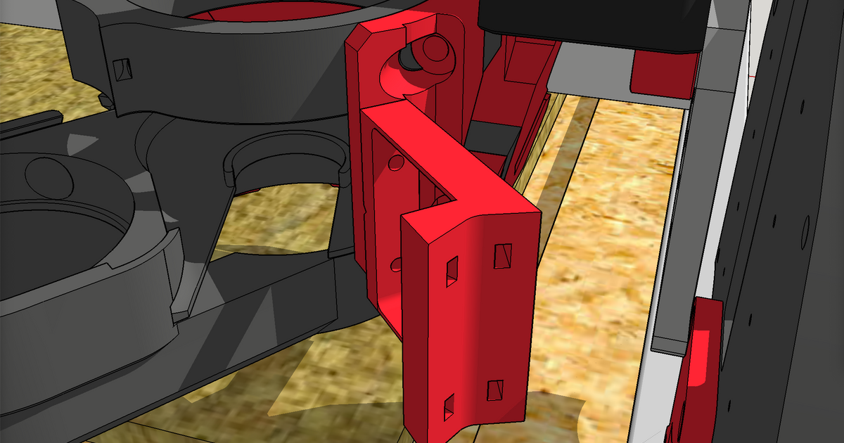 LowRider 3 CNC Addon Pen Holder / Drag Knife Holder designed for