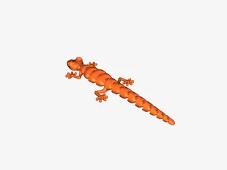 Multi-part Articulated Lizard by grajohnt | Download free STL model ...