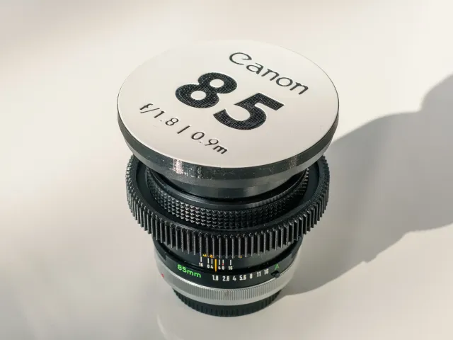 Customizable Camera Lens Cap