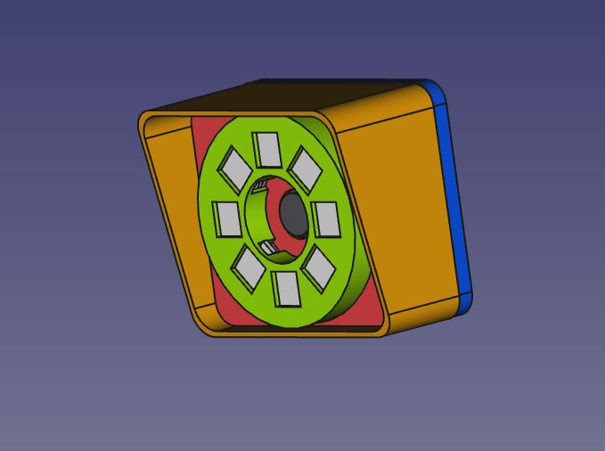 Picam Case with Neopixel 8-Ring