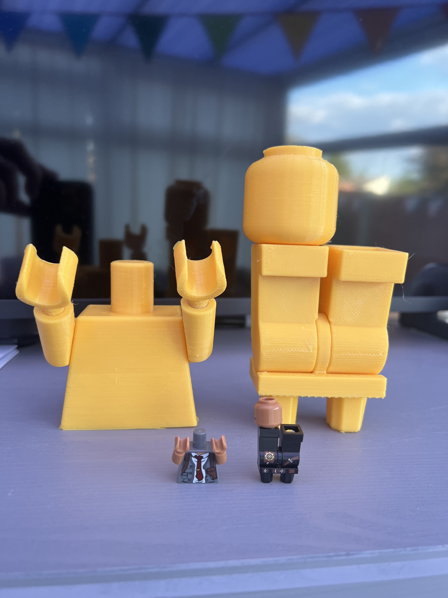 Lego Compatible Figure with Accurate Shapes and Dimensions