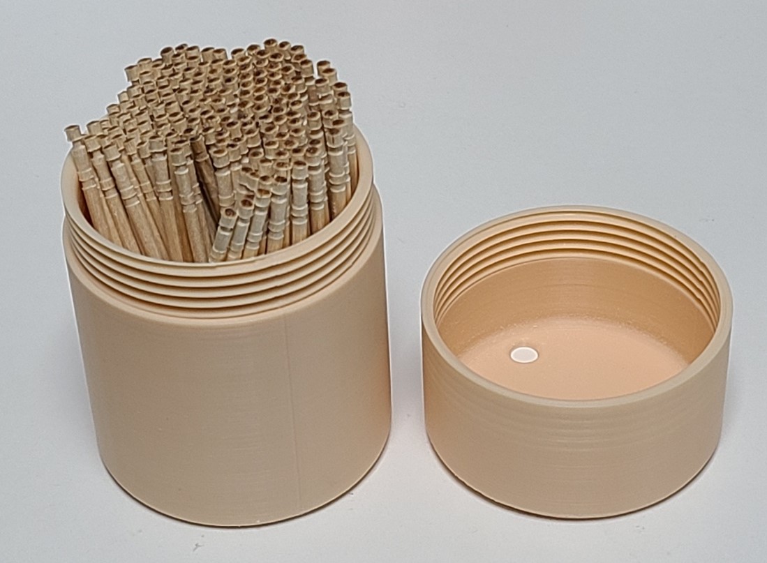 Simple toothpick case by dynaqua Download free STL model