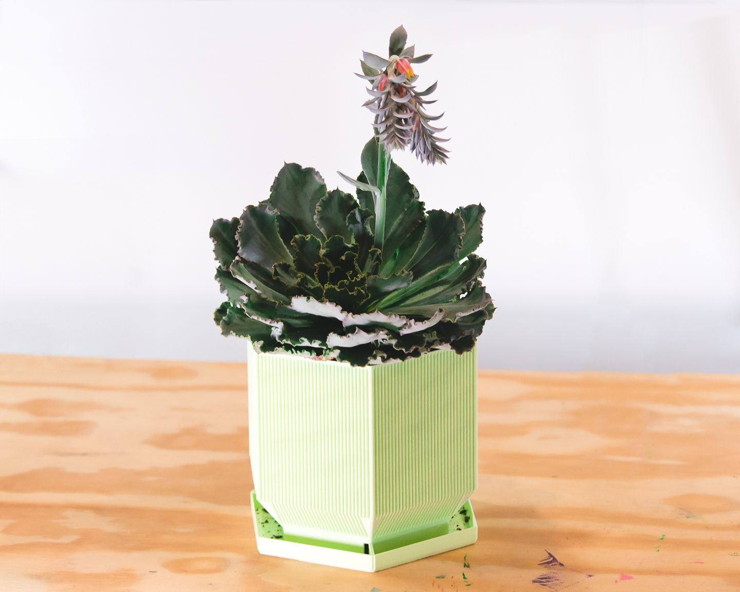 Miniatura 2 do modelo 3D hexagonal planter v2 (vase mode)