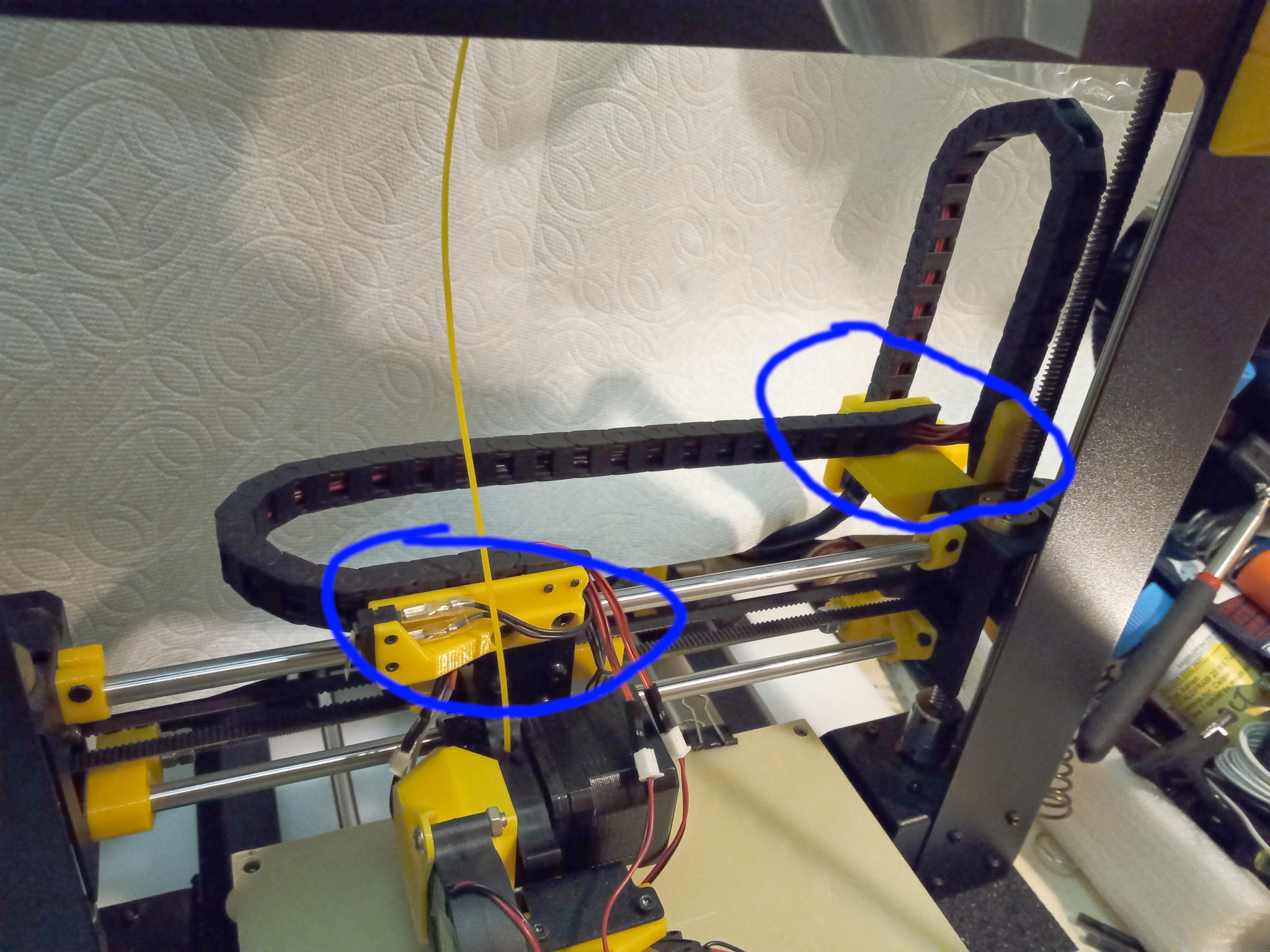 MonoPrice Maker Select V2 / Wanhao Duplicator I3. Cable Chain Guides by ...