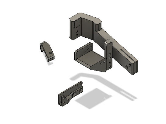 MonoPrice Maker Select V2 / Wanhao Duplicator I3. Cable Chain Guides by ...