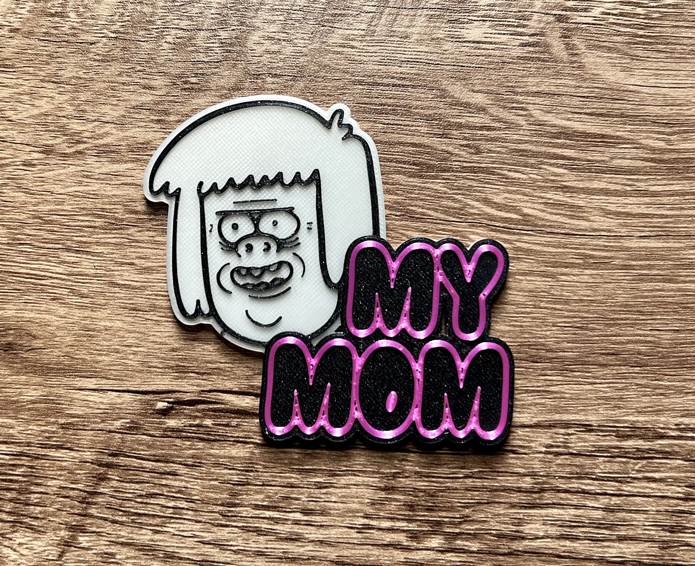 Regular Show - Muscle Man Magnet (8x3mm magnet) UPDATED