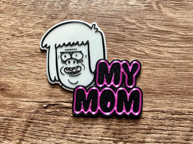 Regular Show - Muscle Man Magnet (8x3mm magnet) UPDATED