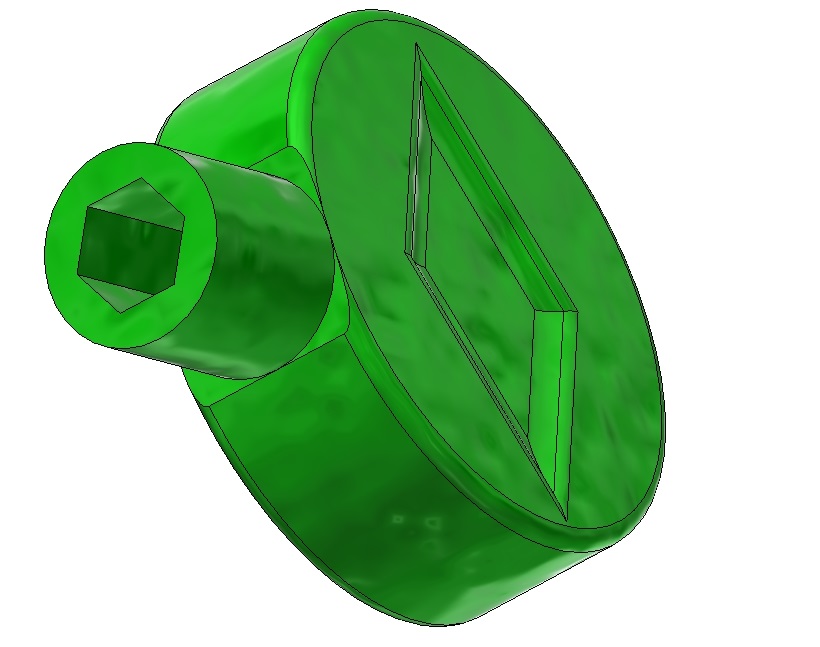 Key for paper towel box