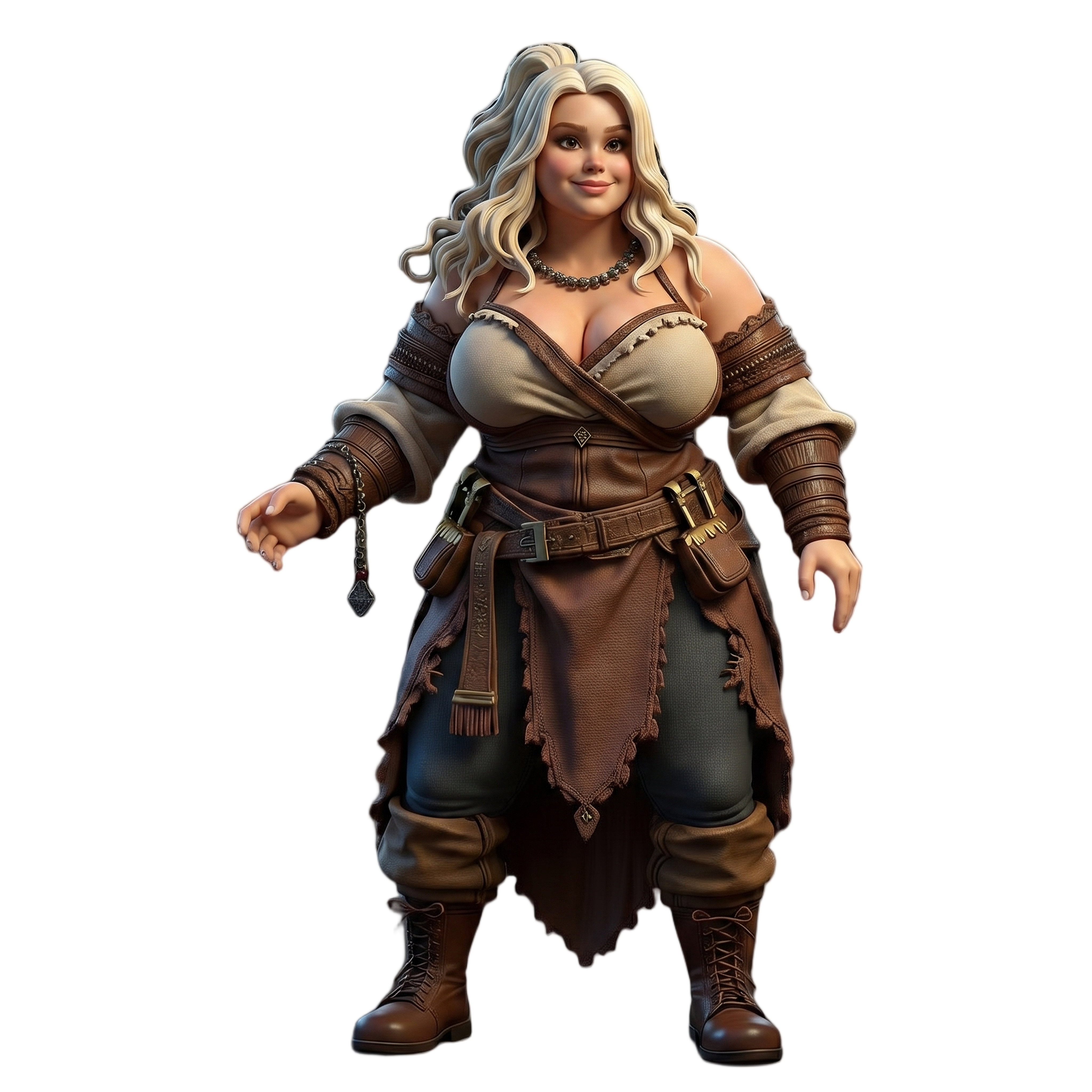 Female Dwarf 3D model