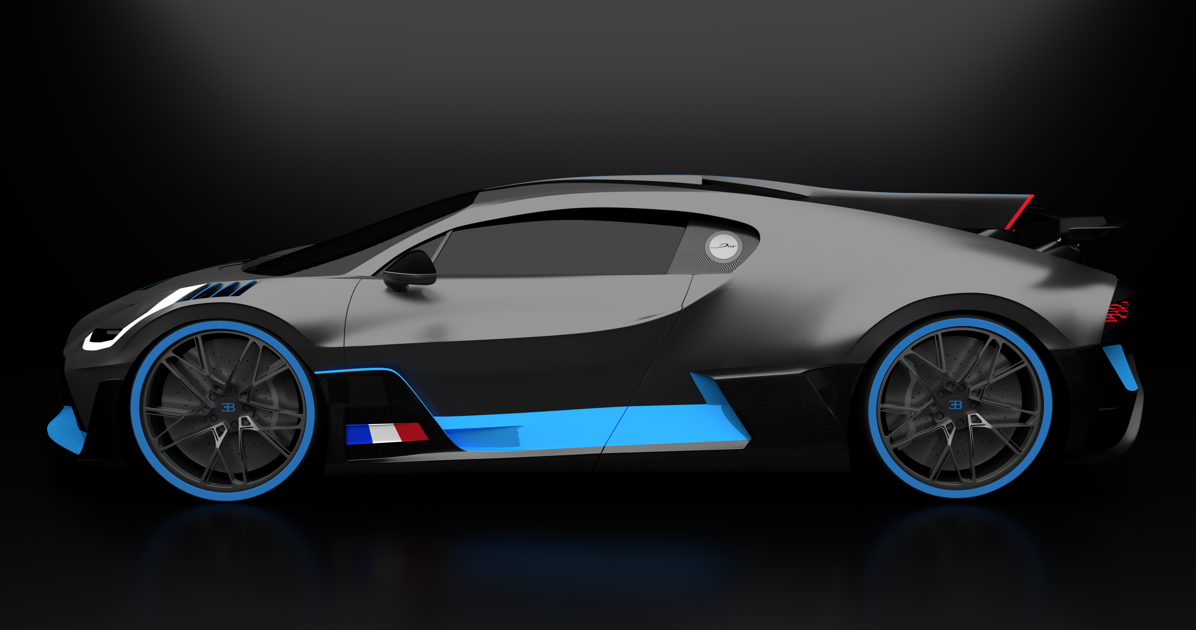 Miniatura 3 do modelo 3D Bugatti Divo