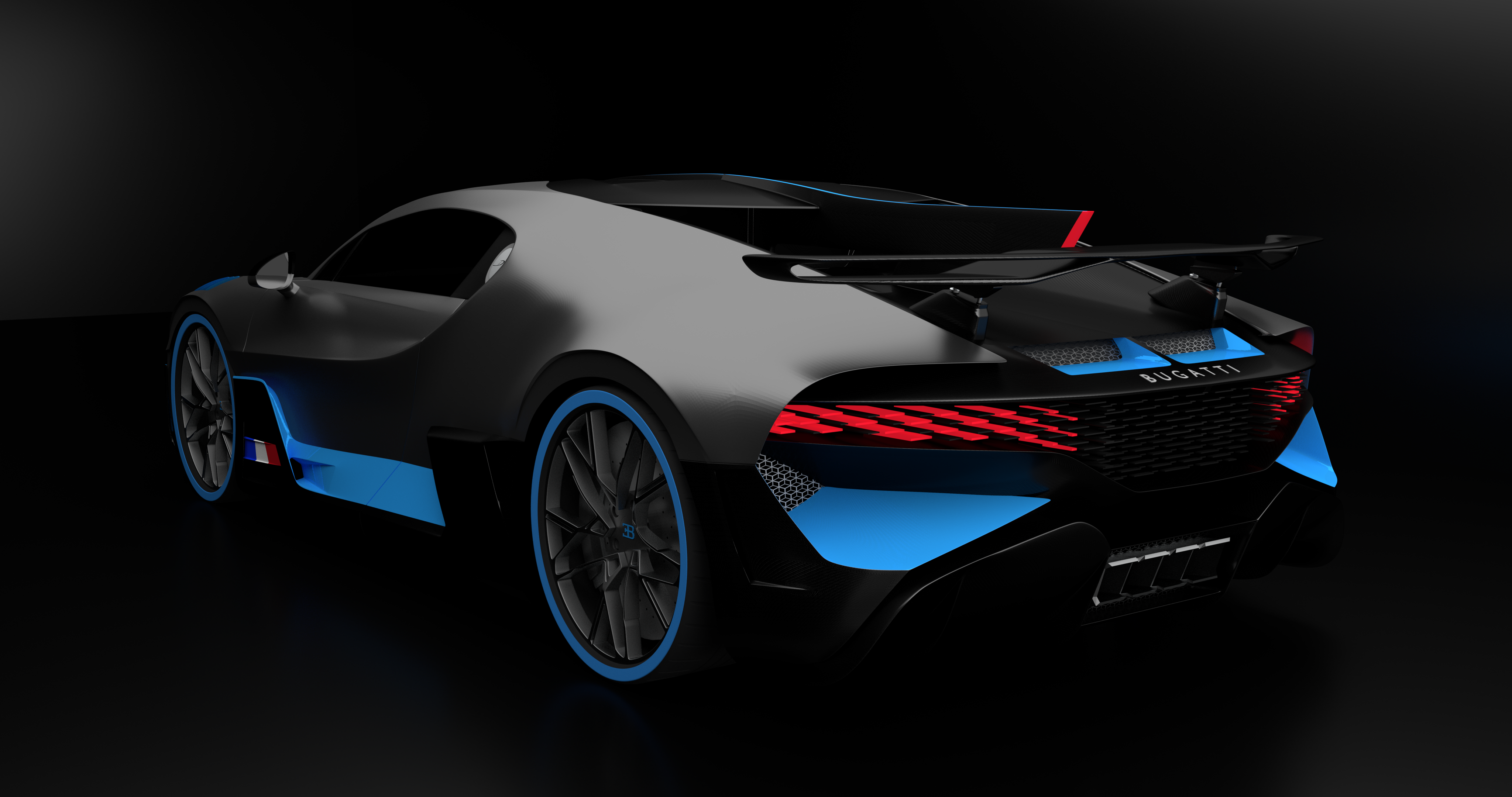 Miniatura 4 do modelo 3D Bugatti Divo