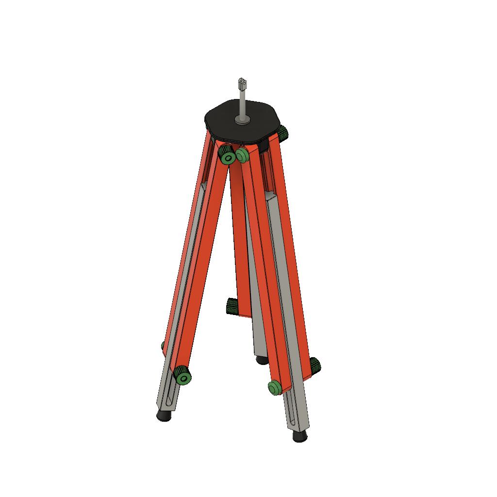 Miniatura 2 do modelo 3D Universal  adjustable Tripod