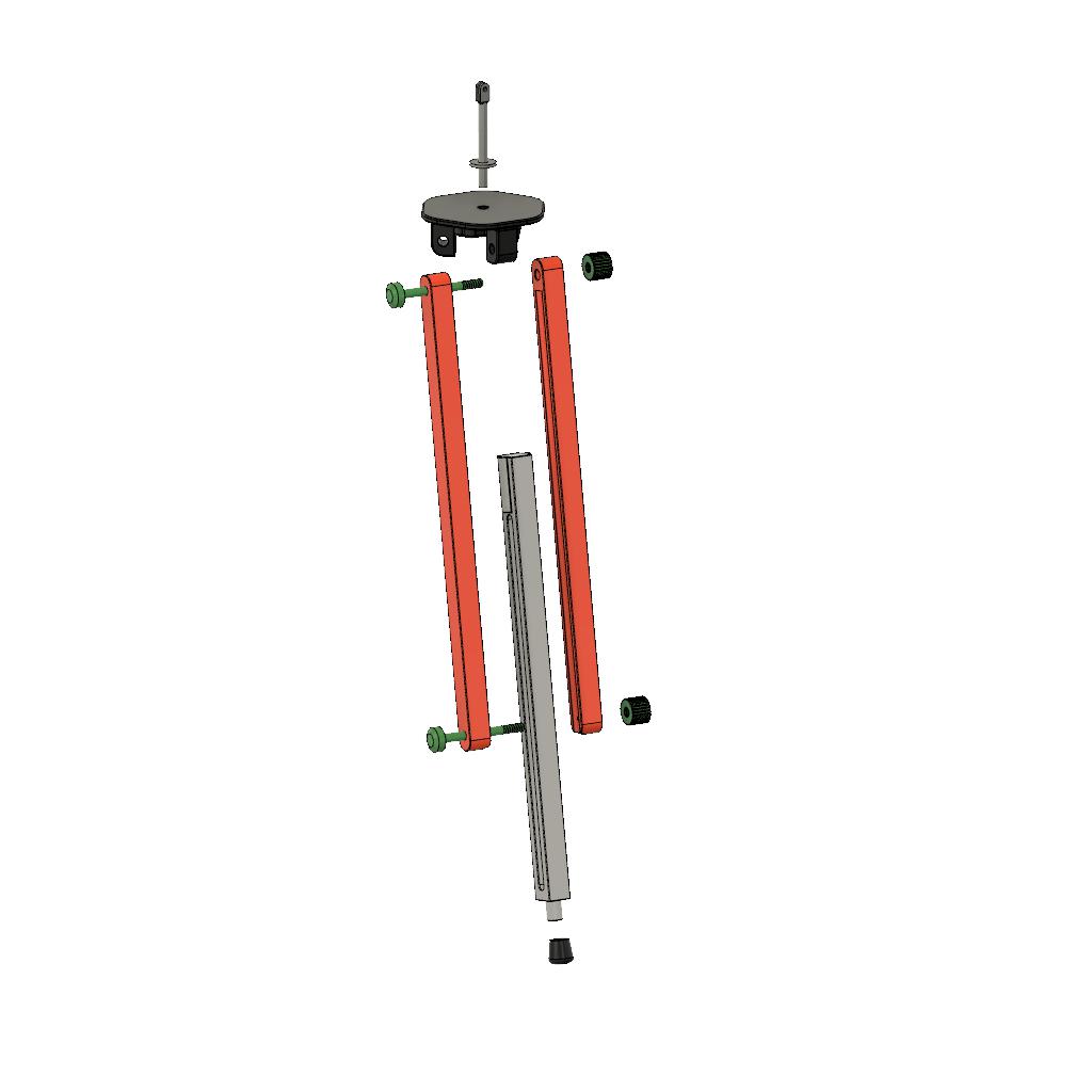 Miniatura 4 do modelo 3D Universal  adjustable Tripod