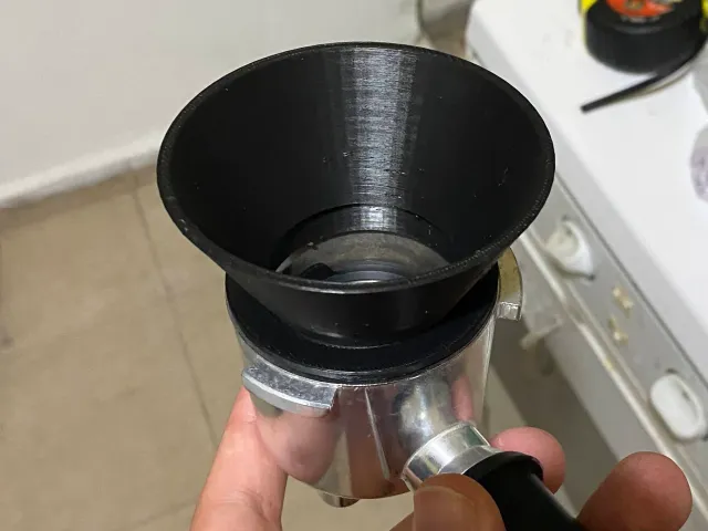 Dosing funnel for 51mm DeLonghi Dedica portafilter