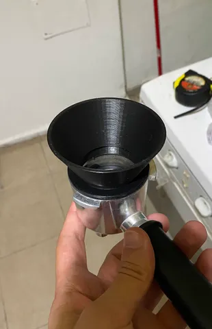 Dosing funnel for 51mm DeLonghi Dedica portafilter